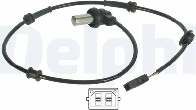 Produktbild von DELPHI ABS Sensor Raddrehzahl für AUDI A4 Limousine (8D2, B5) SS20038