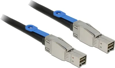 Obrázek produktu pro DeLOCK 83395, 2 m, Mini SAS HD x 4 SFF 8644, Mini SAS HD x 4 SFF 8644, samec/samec, černý