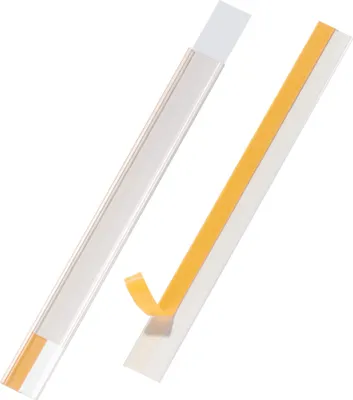 Image de DURABLE Porte-étiquette adhésif SCANFIX® 200x20 mm - 5 pièces, 5 pc, Transparent, 804419