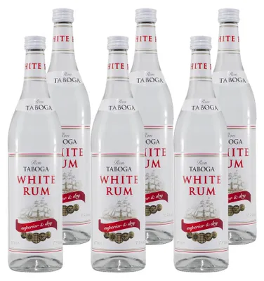 Produktbild von Ron Taboga White Rum (6 x 0,7L)