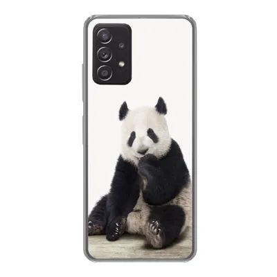 Produktbild von MuchoWow® Handyhülle Schutzhülle Hülle für Samsung galaxy a73 Panda - Tiere - Jungen - Mädchen - Pandabär Silikon Softcase Handy Hülle - Handyhülle