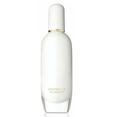 Zdjęcie produktu dla Clinique Aromatics in White, Kobiety, 50 ml, Butelka jednorazowa, Labdanum, Pieprz, Fiołek (liść), Kwiat pomarańczy, Paczula, Różowy, Ambra, Benzoina, Piżmo, Wanilia