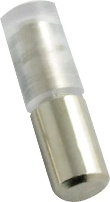 Produktbild von Glasbodenträger Claudia zum Stecken, Bohr ø 5 mm, Stahl vernickelt