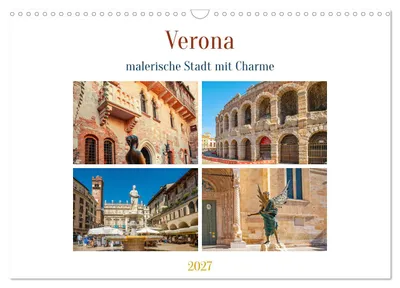 Produktbild von Verona - malerische Stadt mit Charme (Wandkalender 2027 DIN A3 quer), CALVENDO Monatskalender