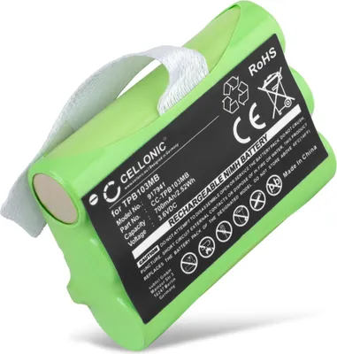 Produktbild von CELLONIC 1x Akku für Babyphone Kompatibel mit Topcom Babytalker 1010, Babytalker 1020, Twintalker 3700, TPB103MB - (700mAh, 3.6V)