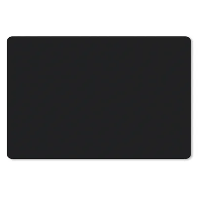 Produktbild von MuchoWow® Schreibtischunterlage Schwarz - Dunkel - Massiv - Farbe 60x40 cm - XXL Mauspad - Großes Mauspad