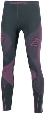 Image de Pantalon fonctionnel Bogotto Heidy hiver pour femmes, gris/rose, XS/S