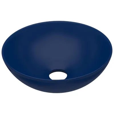 Immagine prodotto di vidaXL Lavabo in Vetroceramica blu scuro rotondo
