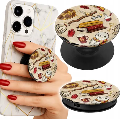 Zdjęcie produktu dla Uchwyt Do Telefonu Popsocket Na Palce/Stojak Dla Fana Magii Różdżka Zamek