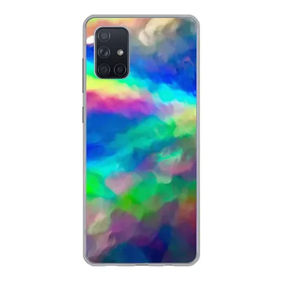 Produktbild von MuchoWow® Handyhülle Schutzhülle Hülle für Samsung Galaxy A51 Aquarell - Kunst - Psychedelisch Silikon Softcase Handy Hülle - Schutzabdeckung