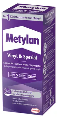 Produktbild von Metylan Vinyl und Spezial, Tapetenkleister für Struktur-, Präge-, und Vinyltapet