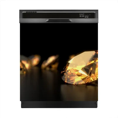 Produktbild von Aufkleber sticker 60x60 cm Dekorative folie Spülmaschine - Diamanten Edelsteine