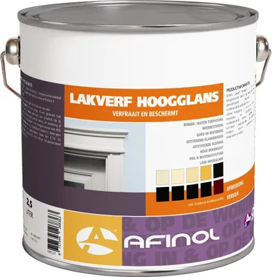 Obrázok produktu pre Lesklá lakovacia farba, odtieň "Grachtengroen" (RAL 6012), objem 2,5 litra