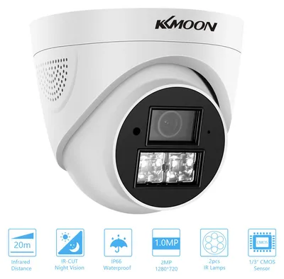 Obrázek produktu pro Analogová bezpečnostní kamera s rozlišením 720p, dohled, CCTV, pro venkovní použití, odolná proti povětrnostním vlivům, infračervené noční vidění, detekce pohybu pro systém DVR-PAL