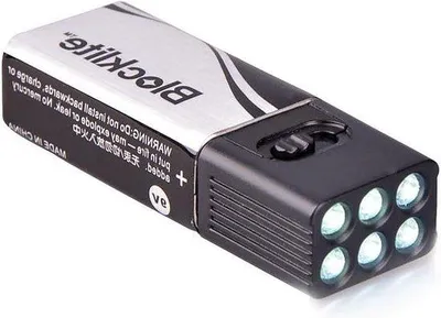Zdjęcie produktu dla Kompaktowa latarka LED 9 V na kemping