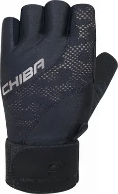 Produktbild von Chiba 40911 Lady Wrist Pro V2 (Black/Silver) L - Fitness-Zubehör - Handschuhe