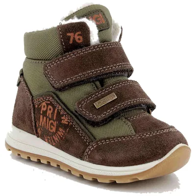 Produktbild von Primigi Gore-Tex Baby GTX Kleinkinder Winterstiefelette Braun/Grün, 2354733 - Gr. 23