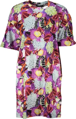 Produktbild von Cavalli Class Eleganz Kleid Violett Florales Muster : Größe - XS Größe: XS