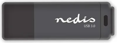 Obrázek produktu pro Nedis FDRIU364BK, 64 GB, USB Typ-A, 3.2 Gen 1 (3.1 Gen 1), 80 MB/s, Čepice, Černá