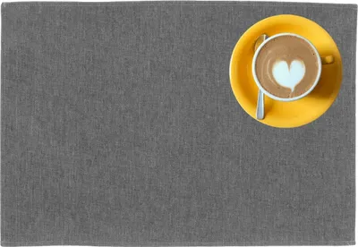 Imagen del producto de Juego de manteles individuales para exteriores Kiko – Gris oscuro – 30 x 45 cm – 4 unidades