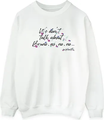 Produktbild von Disney - "Encanto We Dont Talk About Bruno No No" Sweatshirt für Herren BI22730 (M) (Weiß)
