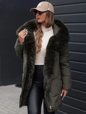 Image de Manteau d'hiver DSTREET MORISIO, couleur verte, taille L
