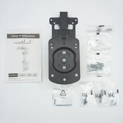 Produktbild von PureMounts TV Deckenhalterung für Fernseher geeignet für 13-27 Zoll klappbar