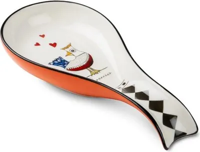Productafbeelding van EGAN Onderzetter voor opscheplepel Cocoricò, oranje – 21 x 10 cm