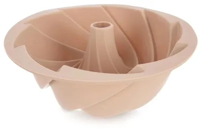 Immagine prodotto di Stampo in silicone per ciambella con camino, beige, 23,5 cm