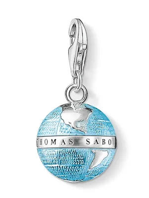 Produktbild von Thomas Sabo 0754-007-1 Charm-Anhänger Weltkugel Sterling-Silber