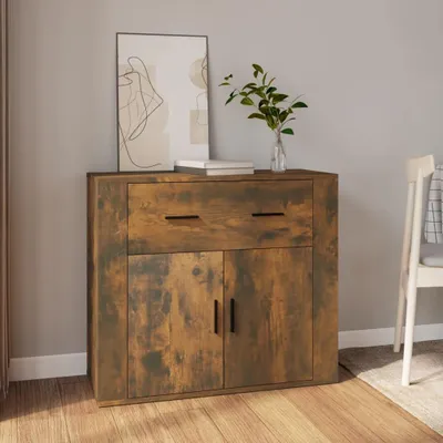 Obrázok produktu pre vidaXL Príborník údený dub 80x33x70 cm odvodený výrobok z dreva