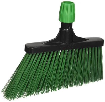 Eckbesen für außen, harte Borsten, 30 cm breit, Stielhalter 21–24 mm