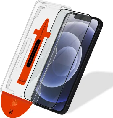 Obrázek produktu pro 1-balení iPhone 12 Ochranné sklo na displej - Tvrzené sklo | [Automatická instalace] - Bez bublin