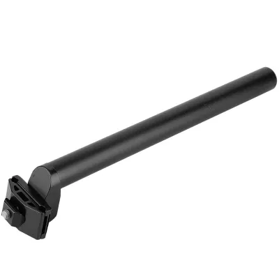 Image de 25,4*300 mm Mountain Road Bike Schockdes Fahrrad Sattel Sitzplatz -Röhrchen Sattelöffel (schwarz)