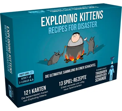 Produktbild von Asmodee Exploding Kittens - Recipes for Disaster, Kartenspiel