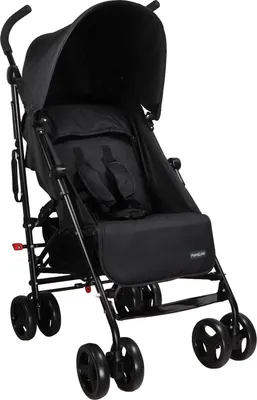 Produktbild von MamaLoes Loek Schwarzer Buggy mit mehreren Positionen
