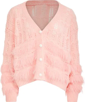Produktbild von POOMI damen strickjacke - rosa, M