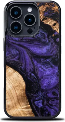 Immagine prodotto di Custodia in legno per iPhone 16 Pro, Bewood Unique Violet