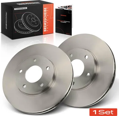 Productafbeelding van Frankberg 2x Remschijven Vooras voor Nissan Almera Tino Cefiro III Sedan Bouwjaar vanaf