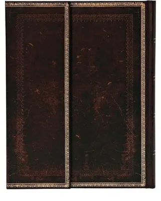 Produktbild von Famanu Notizbuch aus schwarzem marokkanischem Leder - Altes Leder
