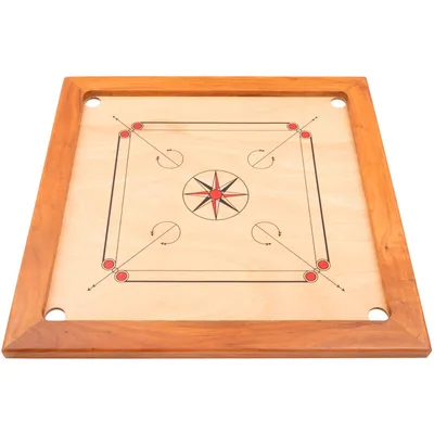Produktbild von Carrom Mumbai Holzspiel 2-4 Personen Gesellschaftsspiel
