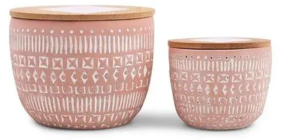 Productafbeelding van Paddywax Sonora geurkaars, terracotta, met de geur van peper en pomelo (85g)