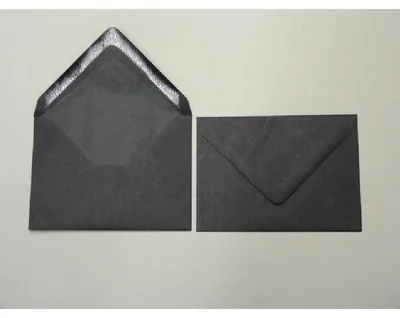 Produktbild von Briefumschläge C6 100g/qm gummiert VE=100 Stück schwarz