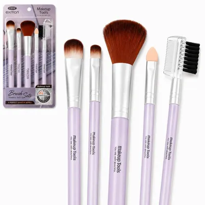 Image de Lot de 5 pinceaux de maquillage, productTiles.product.images.aiGenerated