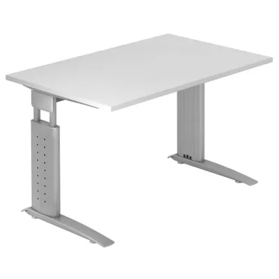 Produktbild von UNDA 12 S - 120 x 80 höhenverstellbar Weiß/Silber