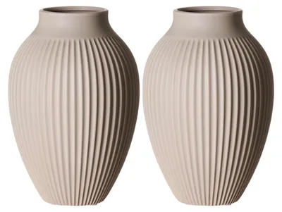 Produktbild von Ritzenhoff & Breker Alsta Vase 23 cm 2er Set - Beige