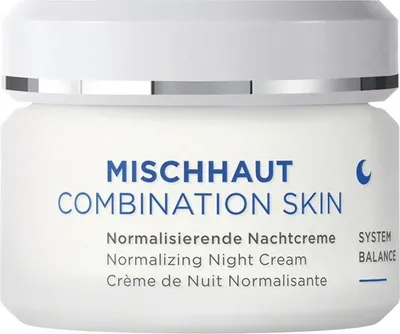 Produktbild von Annemarie Börlind Combination skin Normalizing Night Cream, Nachtcreme, Frauen, Mischhaut, Gesicht, Anti-Aging, Elastizität, Nährend, ausgleichend, Glättend, 50 ml