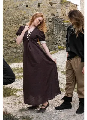 Produktbild von Sommerkleid Braun/Natur "Denise" 4XL
