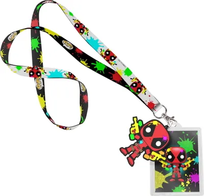 Produktbild von Marvel Paintball Deadpool - Funko Schlüsselband Lanyard Badgeholder