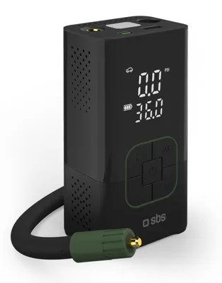 Image de SBS  Compresseur portable 3600 mAh avec torche LED intégrée